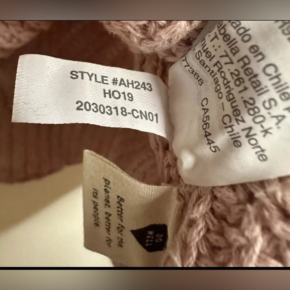 Madewell Women’s Medium Hillview Fisherman Cardigan Pink Sweater Cottagecore - Picture 6 of 6